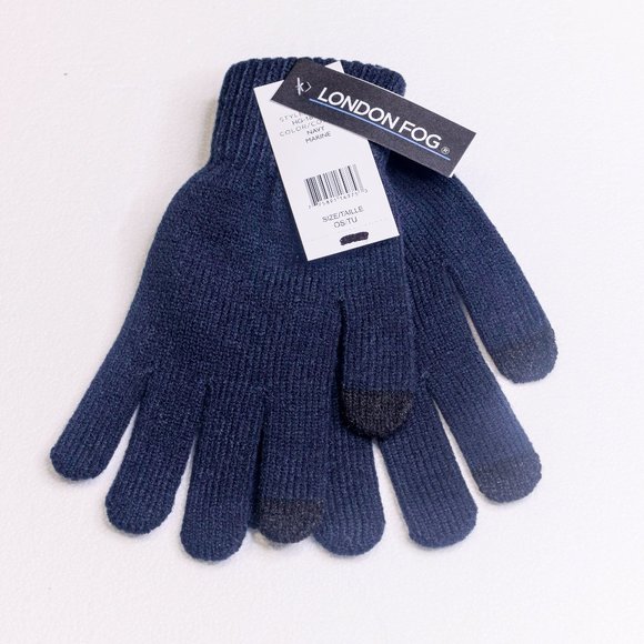 NWT London Fog knit tech gloves - O/S - Picture 1 of 1